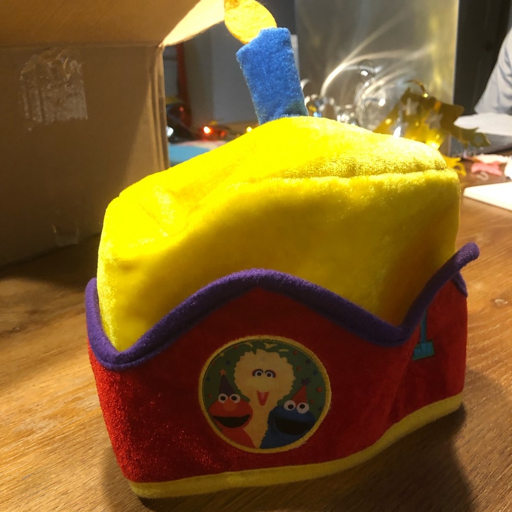 Sesame Street first birthday hat
